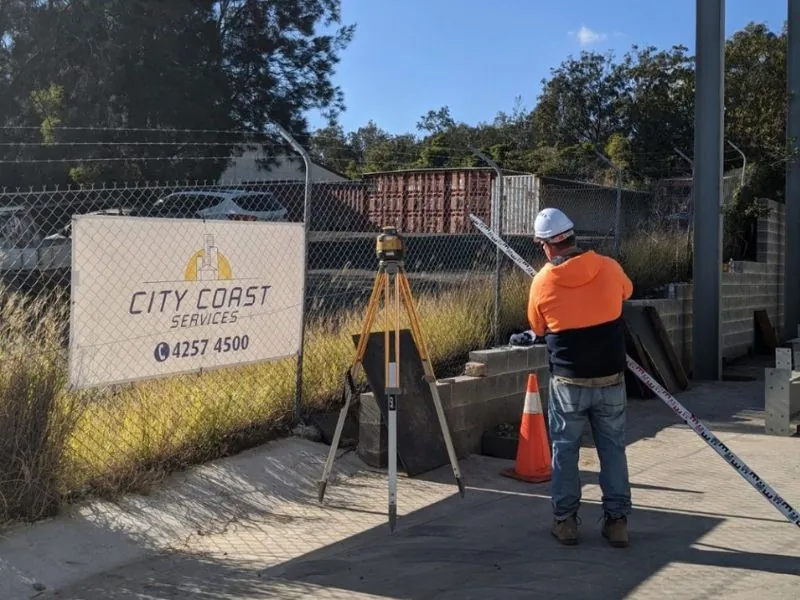 City Coast worker on a commercial building project